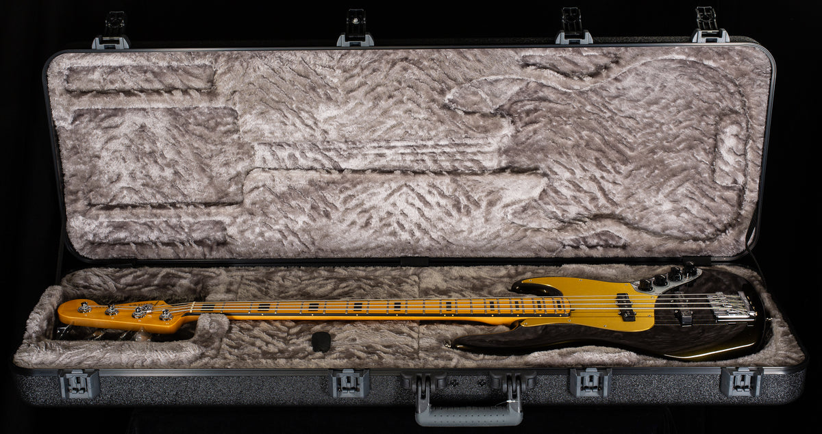 Fender American Ultra Jazz Bass Maple Fingerboard Texas Tea (908)