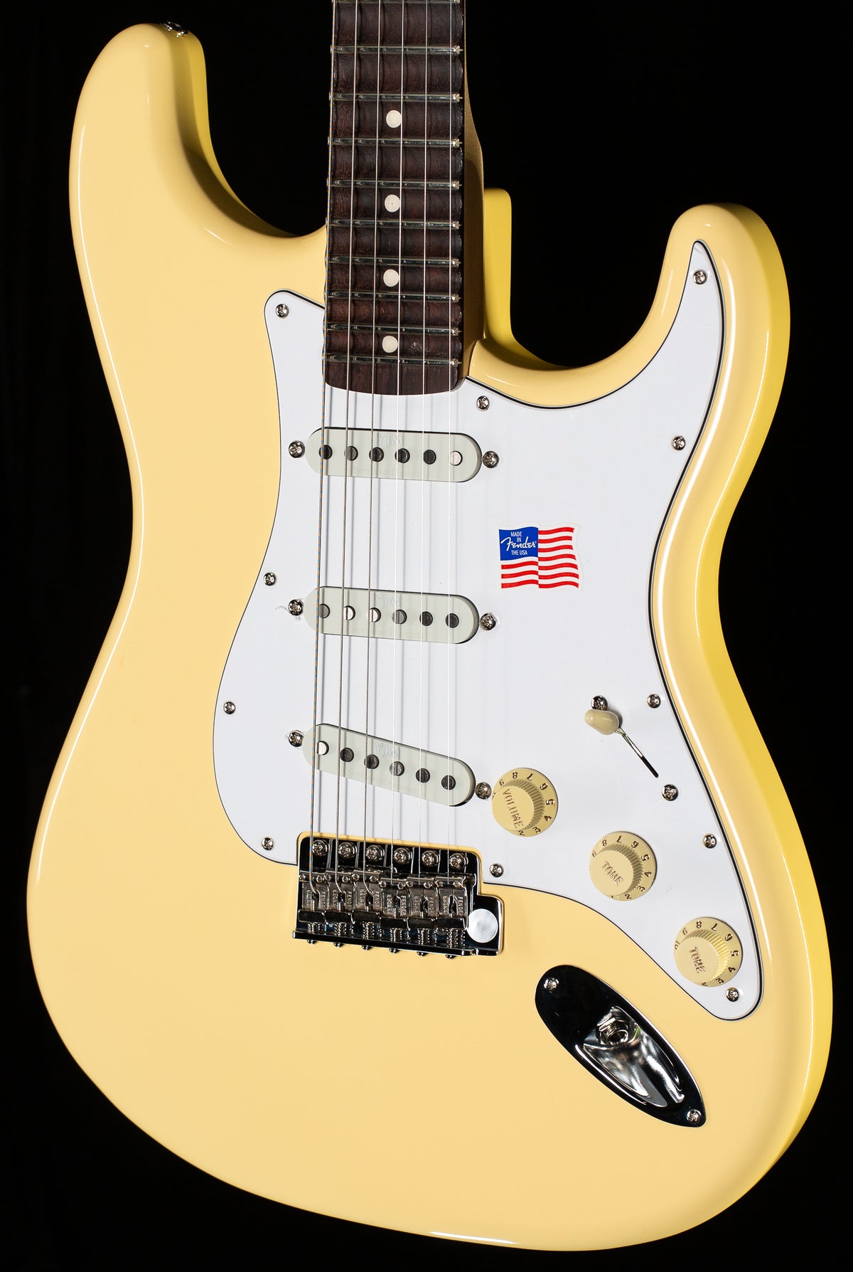 Fender Yngwie Malmsteen Stratocaster, Scalloped Rosewood Fingerboard, Vintage White (337)