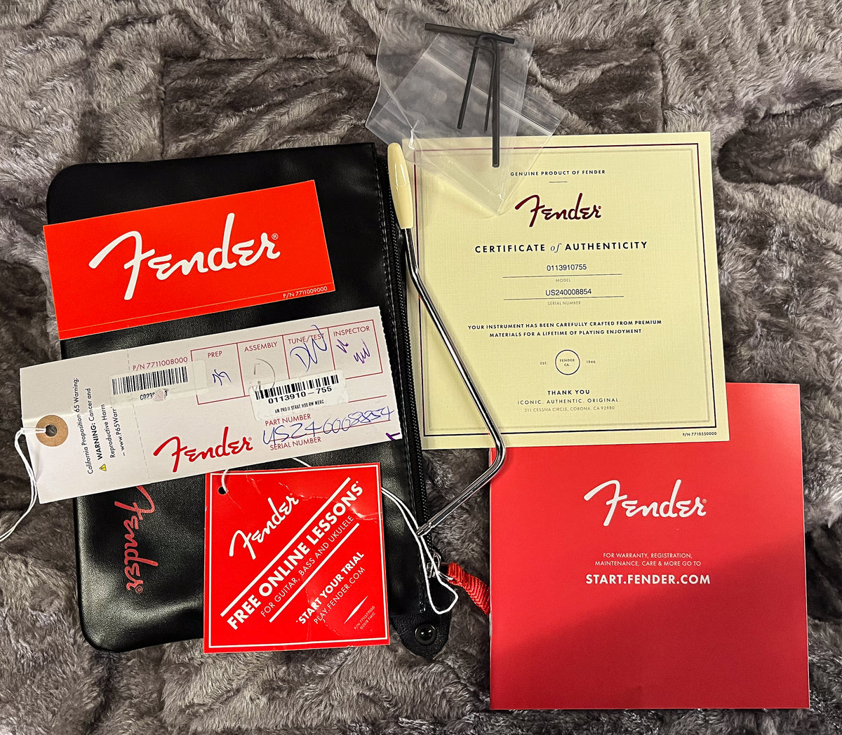 Fender American Professional II Stratocaster HSS, Rosewood Fingerboard, Mercury (854)