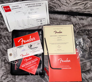 Fender American Ultra II Stratocaster Ebony Fingerboard Texas Tea (485)