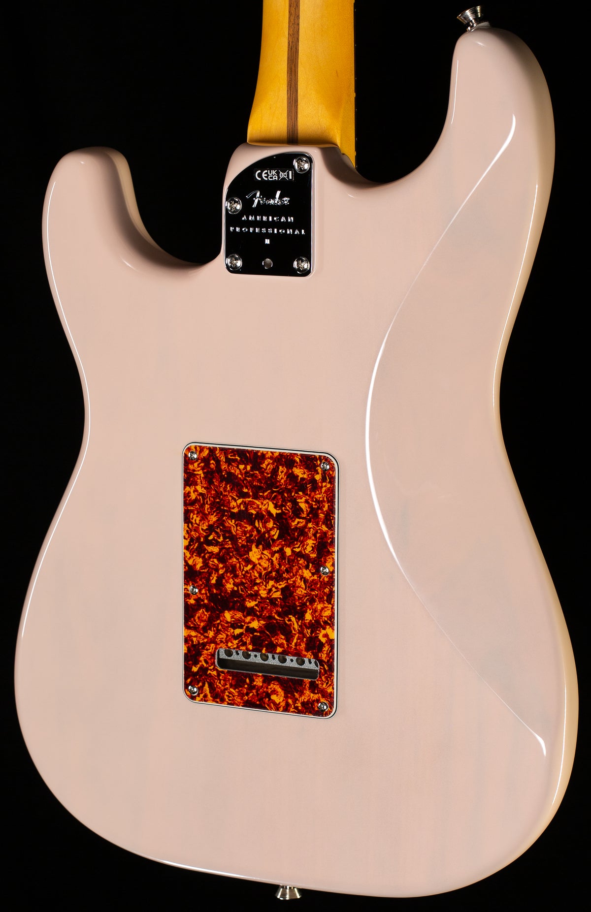 Fender American Professional II Stratocaster Thinline Rosewood Fingerboard Transparent Shell Pink (678)