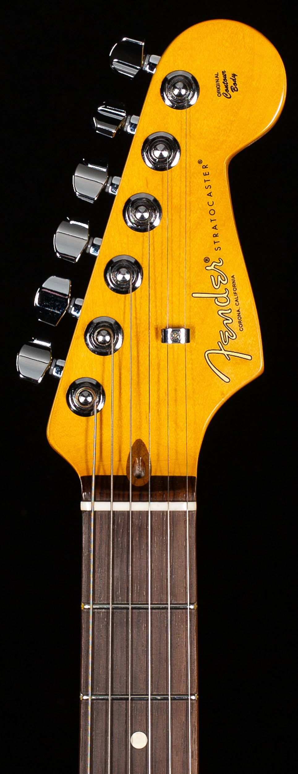 Fender American Professional II Stratocaster Thinline Rosewood Fingerboard Transparent Shell Pink (678)