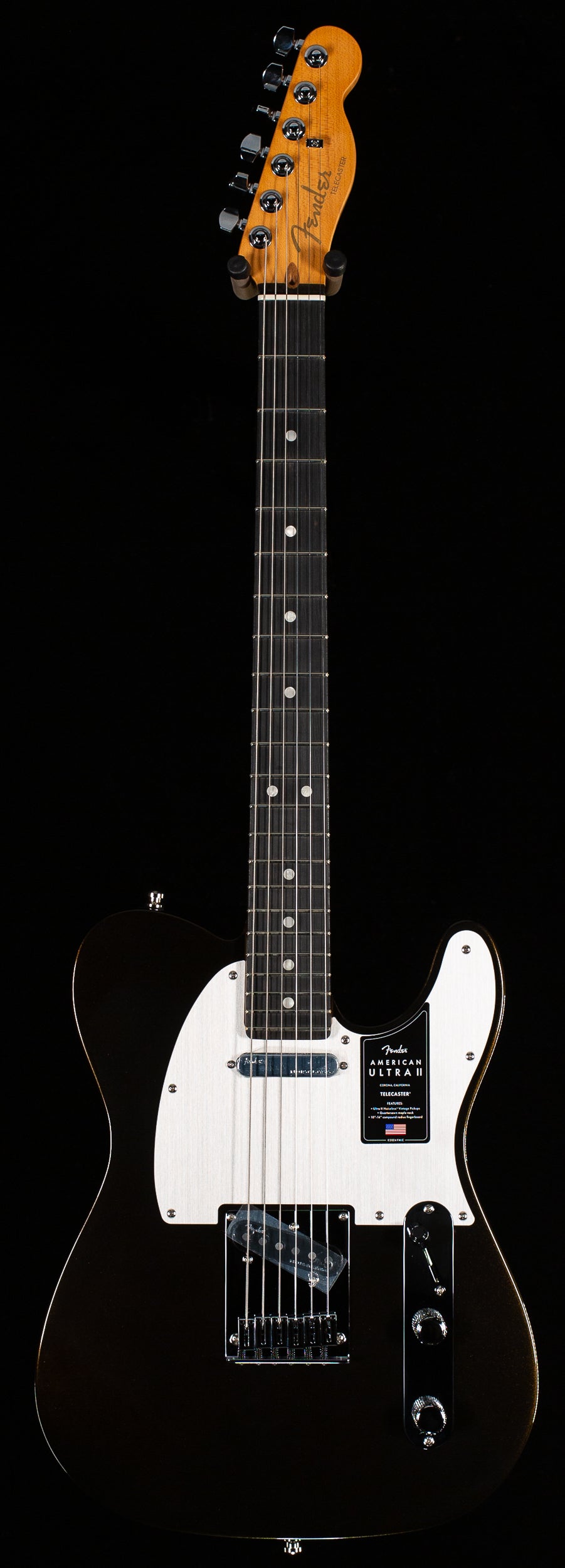 Fender American Ultra II Telecaster Ebony Fingerboard Texas Tea (616)