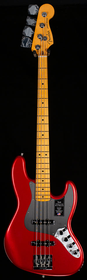 Fender American Ultra II Jazz Bass, Maple Fingerboard, Sinister Red (204)