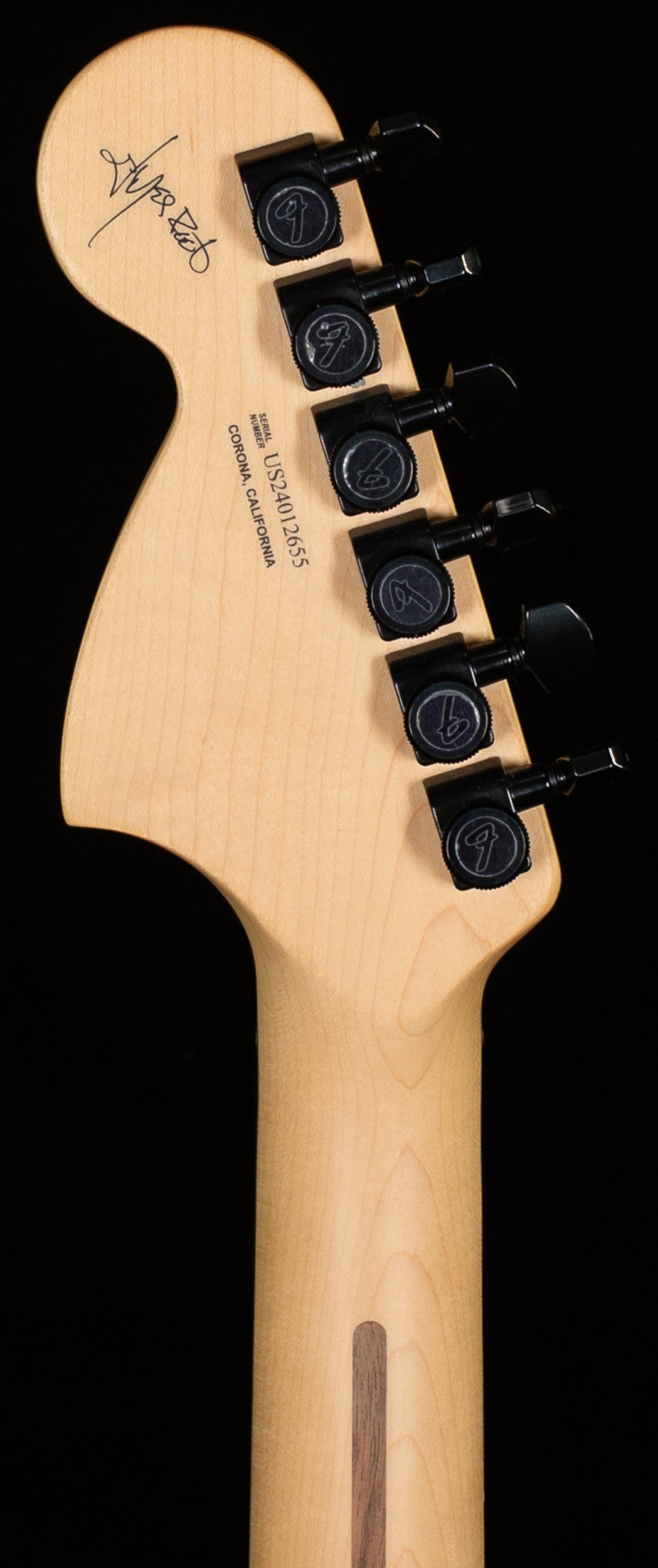 Fender Jim Root Stratocaster Ebony Fingerboard Flat Black (655)