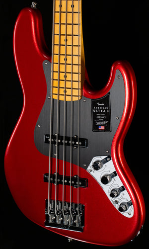 Fender American Ultra II Jazz Bass V Maple Fingerboard Sinister Red (005)