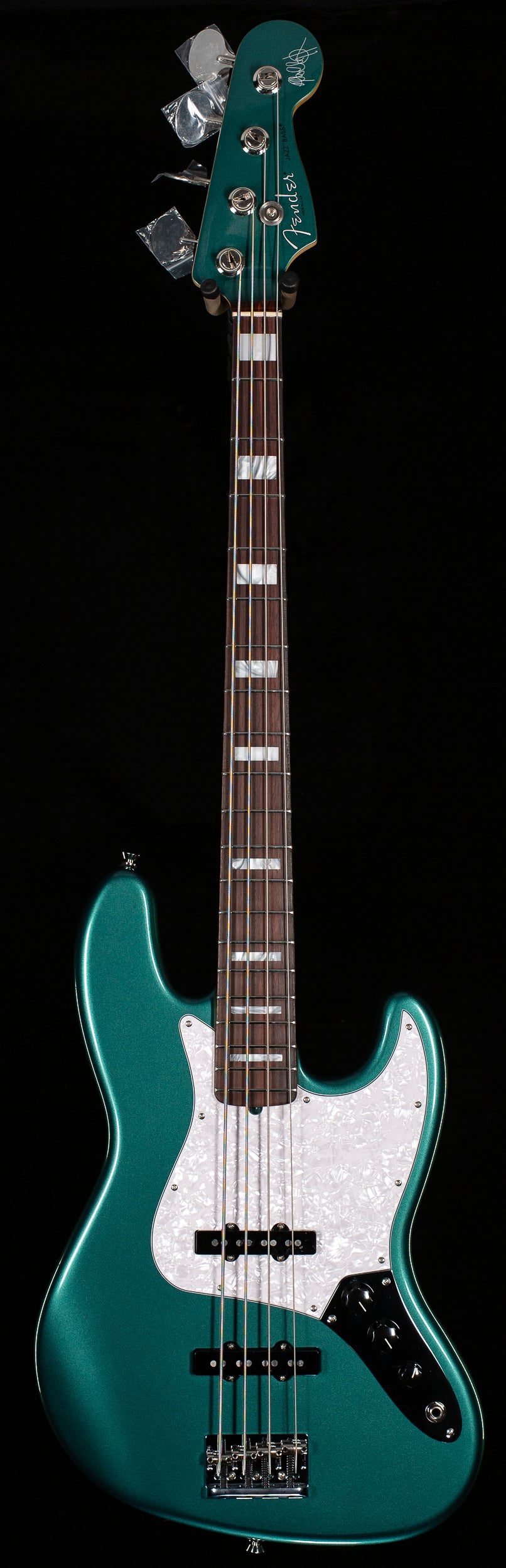 Fender Adam Clayton Jazz Bass, Rosewood Fingerboard, Sherwood Green Metallic (158)