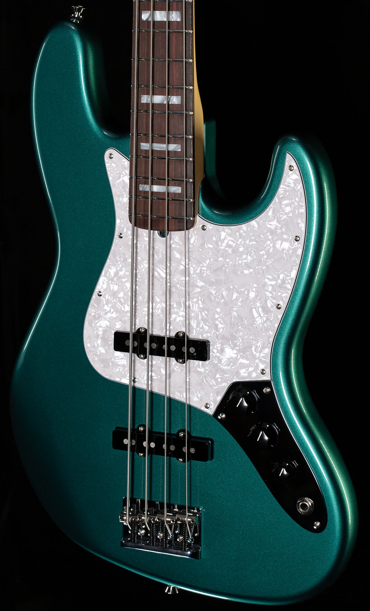 Fender Adam Clayton Jazz Bass, Rosewood Fingerboard, Sherwood Green Metallic (158)
