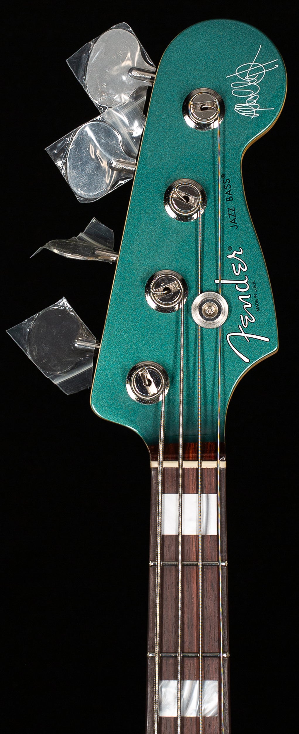 Fender Adam Clayton Jazz Bass, Rosewood Fingerboard, Sherwood Green Metallic (158)