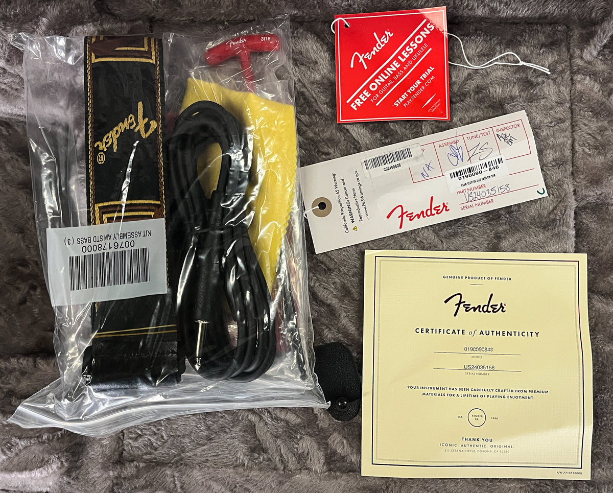 Fender Adam Clayton Jazz Bass, Rosewood Fingerboard, Sherwood Green Metallic (158)