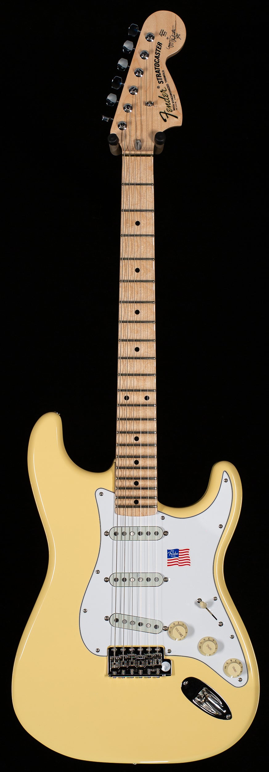 Fender Yngwie Malmsteen Stratocaster Scalloped Maple Fingerboard Vintage White (129)
