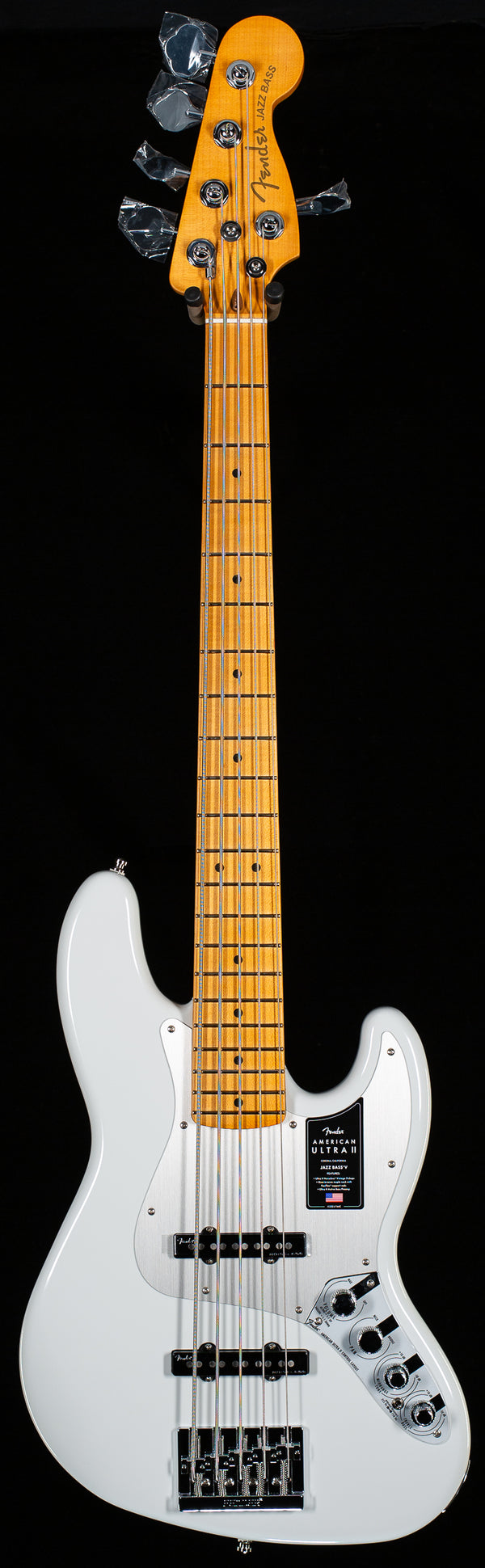 Fender American Ultra II Jazz Bass V Maple Fingerboard Avalanche