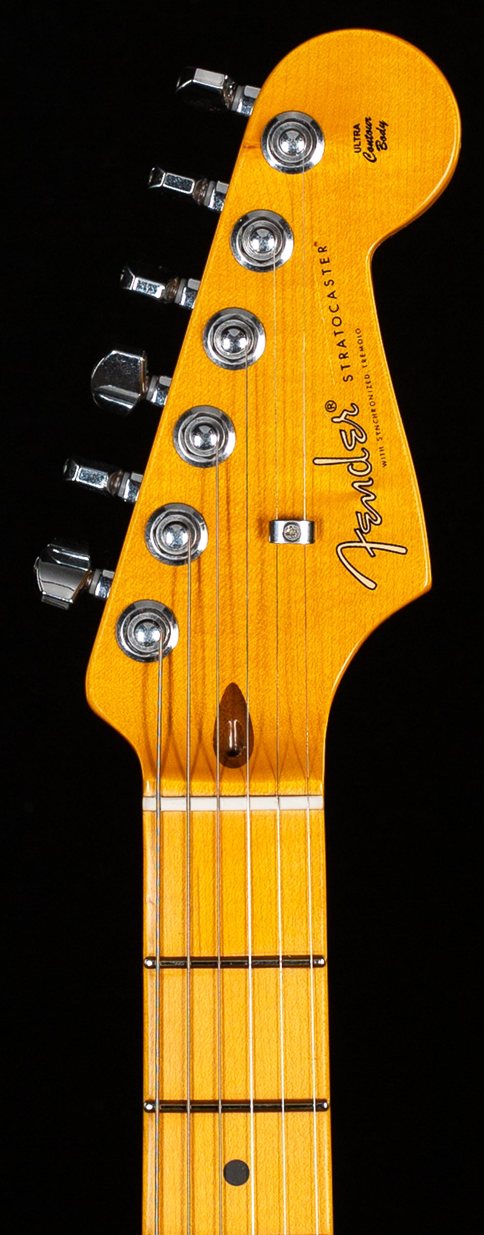 Fender American Ultra Luxe Vintage &#39;50s Stratocaster Maple Fingerboard White Blonde (150)