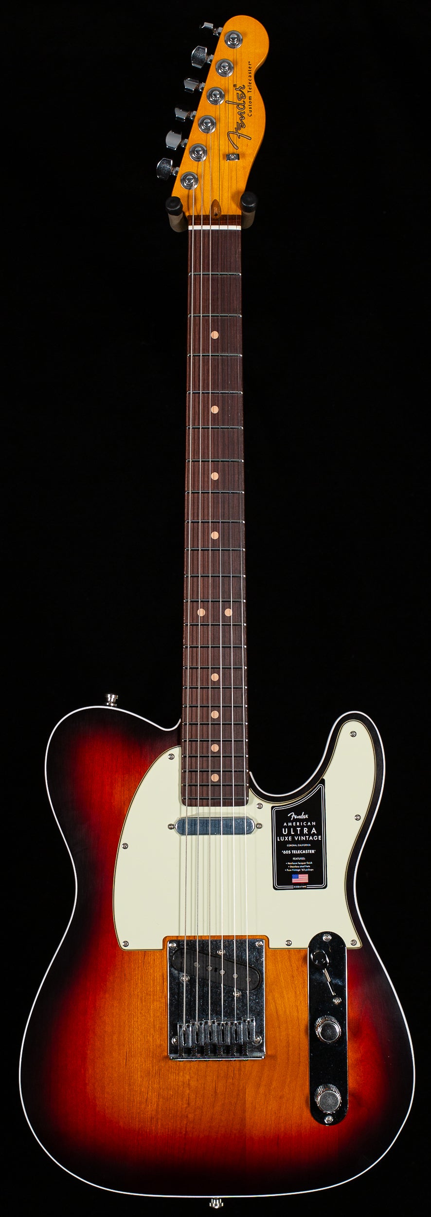 Fender American Ultra Luxe Vintage &#39;60s Telecaster Custom Rosewood Fingerboard 3-Color Sunburst (303)