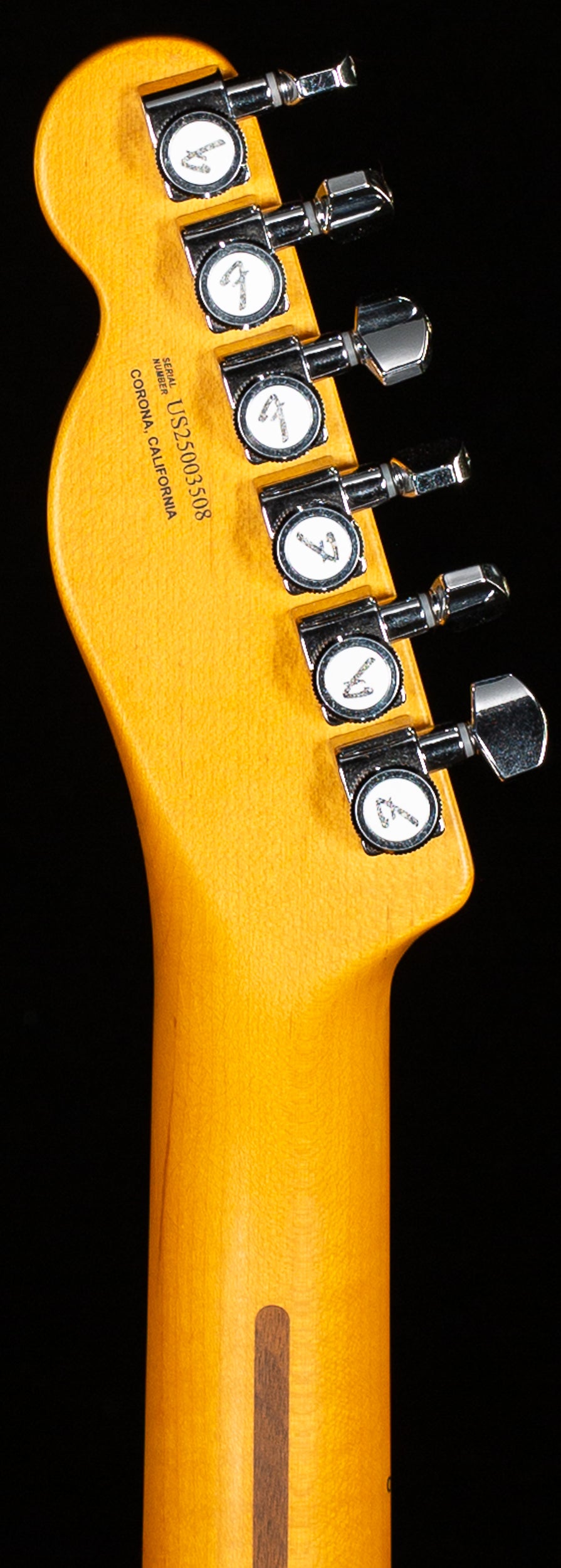 Fender American Ultra Luxe Vintage &#39;50s Telecaster Maple Fingerboard Butterscotch Blonde (508)