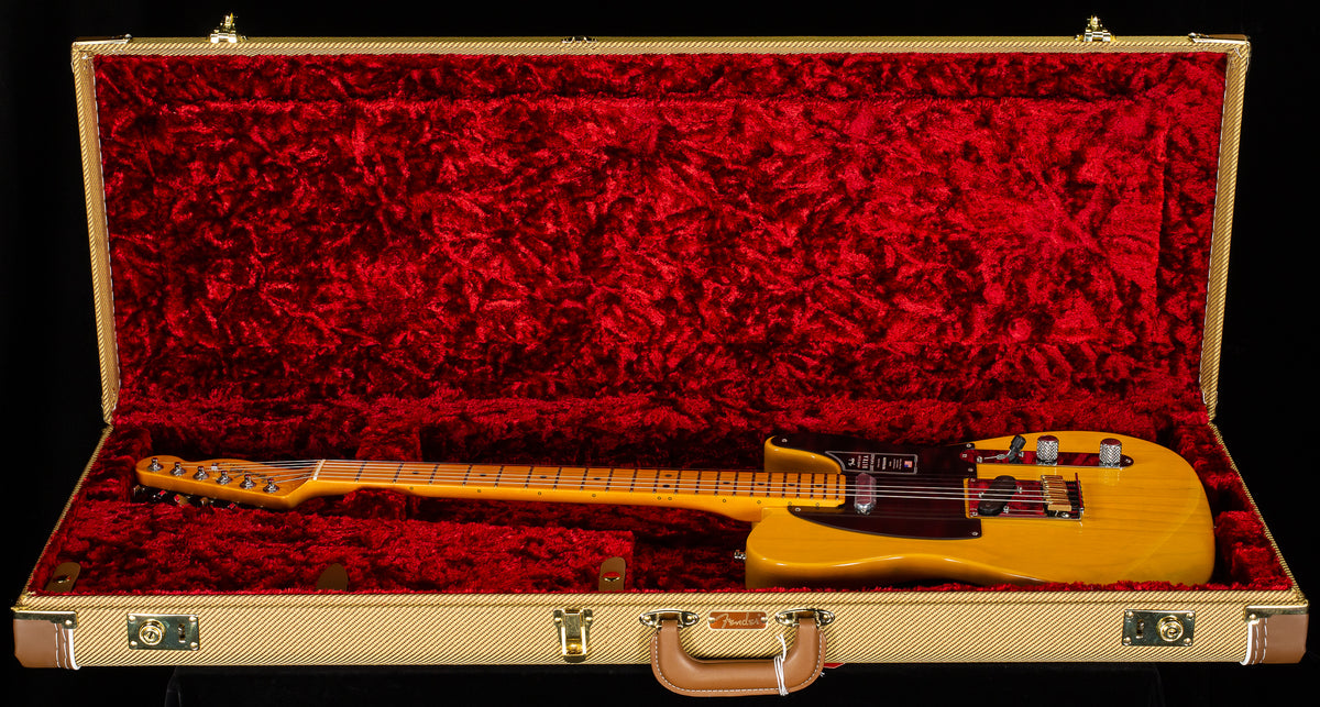 Fender American Ultra Luxe Vintage &#39;50s Telecaster Maple Fingerboard Butterscotch Blonde (508)