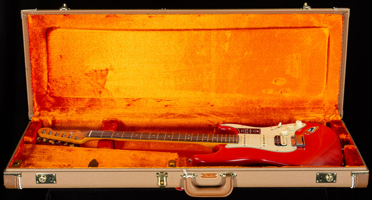 Fender American Ultra Luxe Vintage &#39;60s Stratocaster HSS Rosewood Fingerboard Fiesta Red (527)