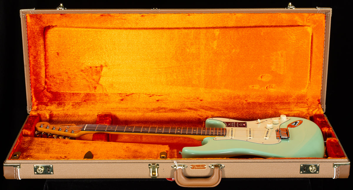 Fender American Ultra Luxe Vintage &#39;60s Stratocaster Rosewood Fingerboard Surf Green (485)