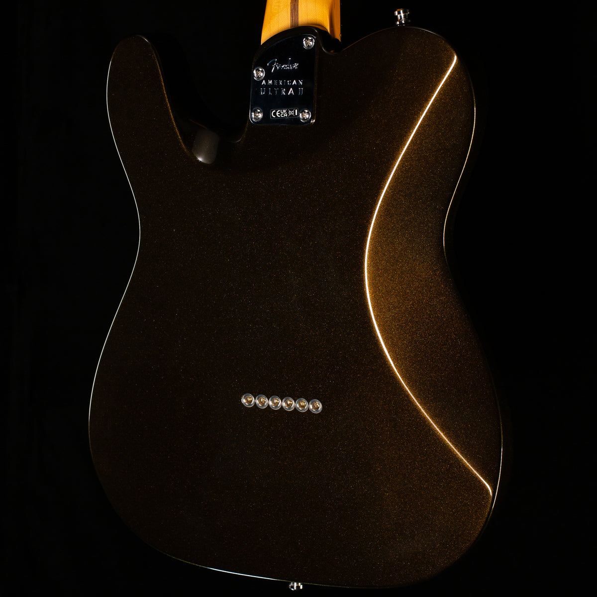 Fender American Ultra II Telecaster Ebony Fingerboard Texas Tea (136)