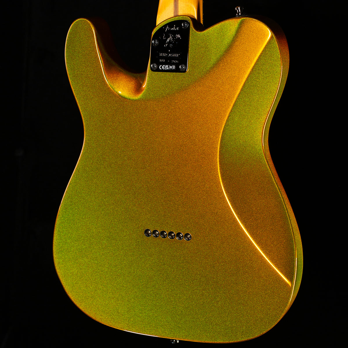 Fender 75th Anniversary American Ultra II Telecaster Ebony Fingerboard Liquid Gold (402)