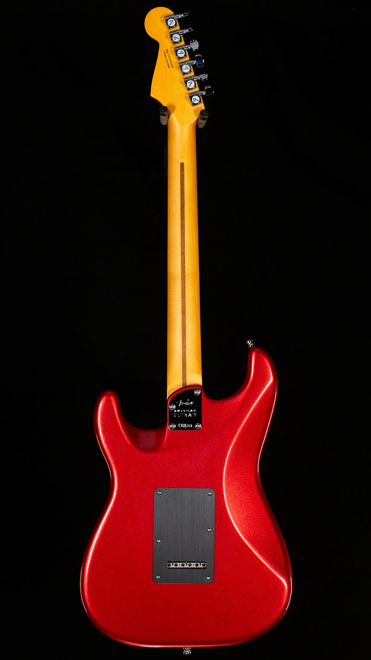 Fender American Ultra II Stratocaster HSS, Maple Fingerboard, Sinister Red (068)