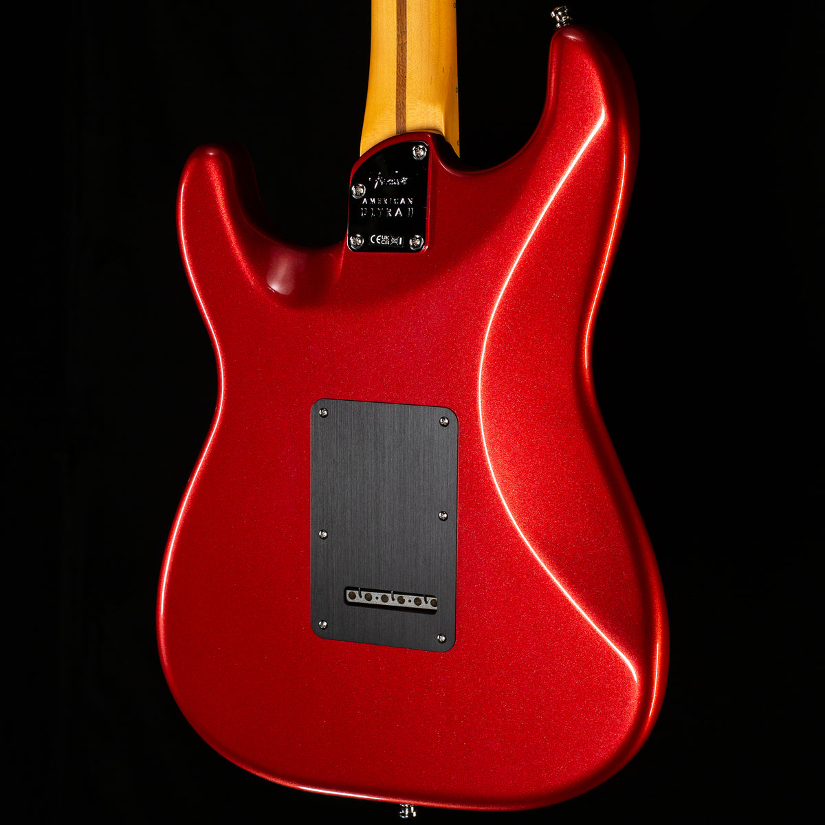 Fender American Ultra II Stratocaster HSS, Maple Fingerboard, Sinister Red (068)