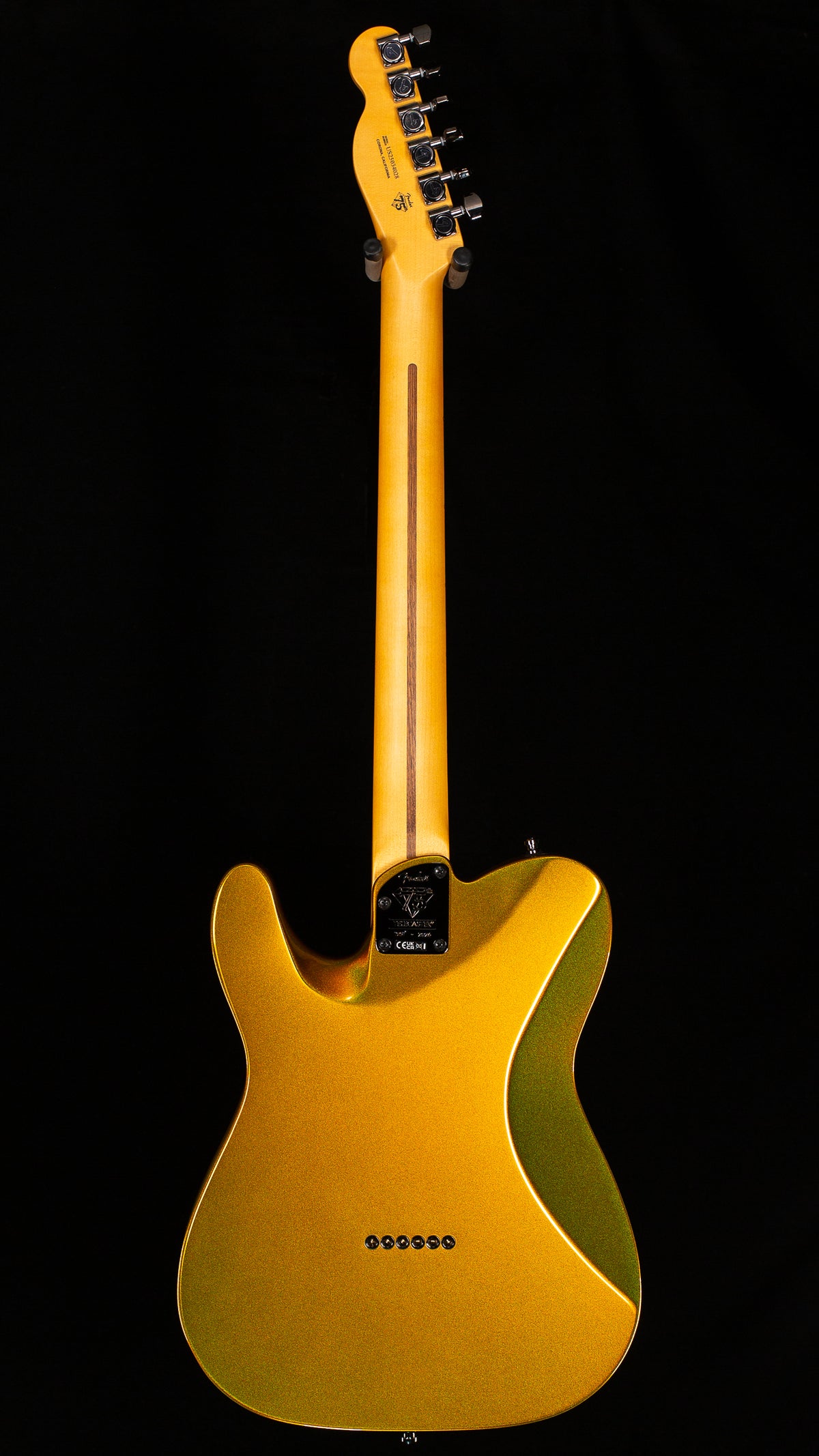Fender 75th Anniversary American Ultra II Telecaster Ebony Fingerboard Liquid Gold (028)