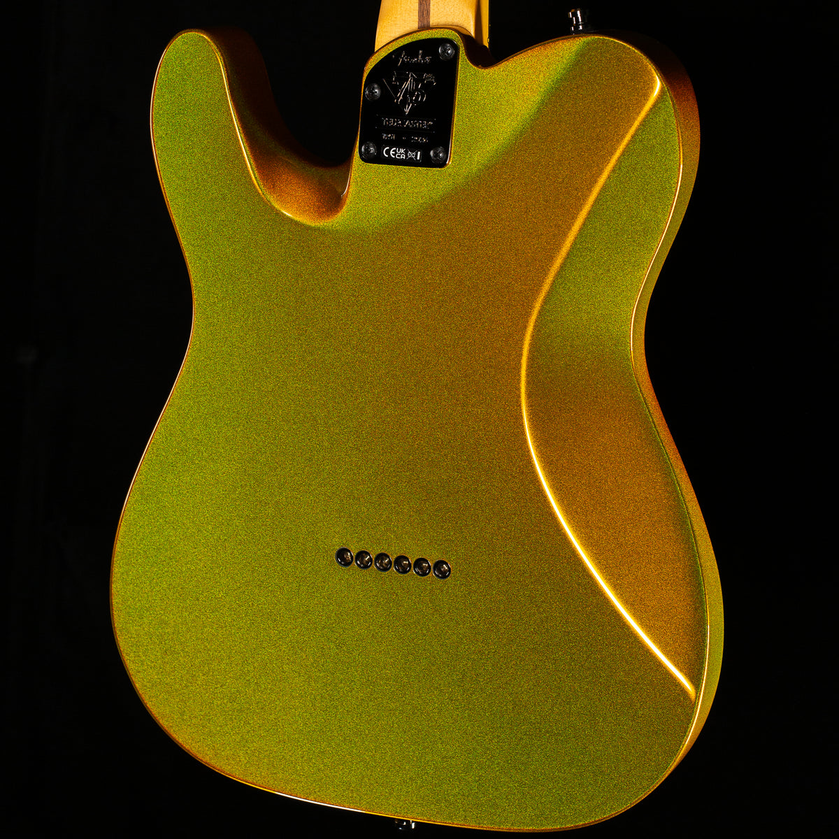 Fender 75th Anniversary American Ultra II Telecaster Ebony Fingerboard Liquid Gold (028)