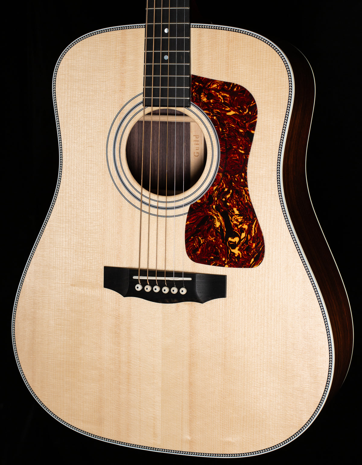 Guild GSR D-50 Traditional Herringbone NAT SP/RW W/C (505)