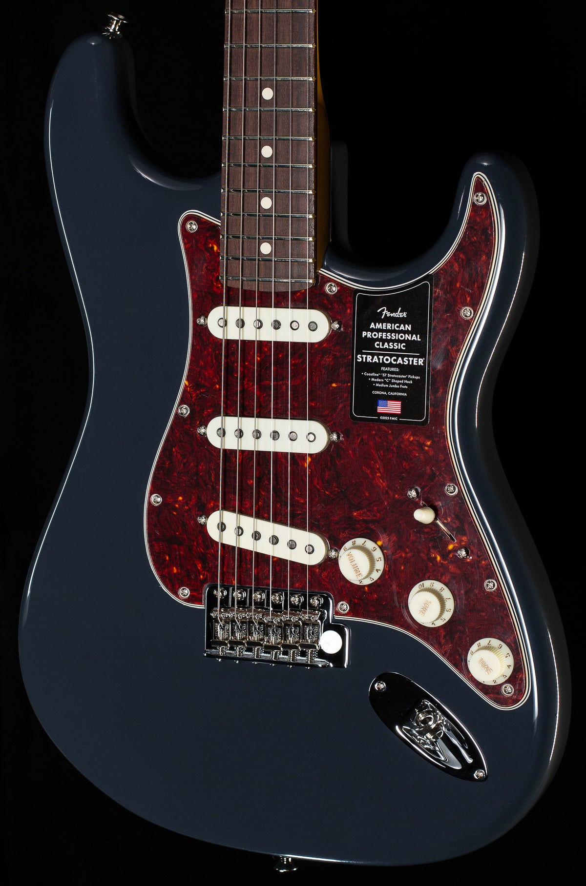 Fender American Professional Classic Stratocaster Rosewood Fingerboard Faded Black (050)