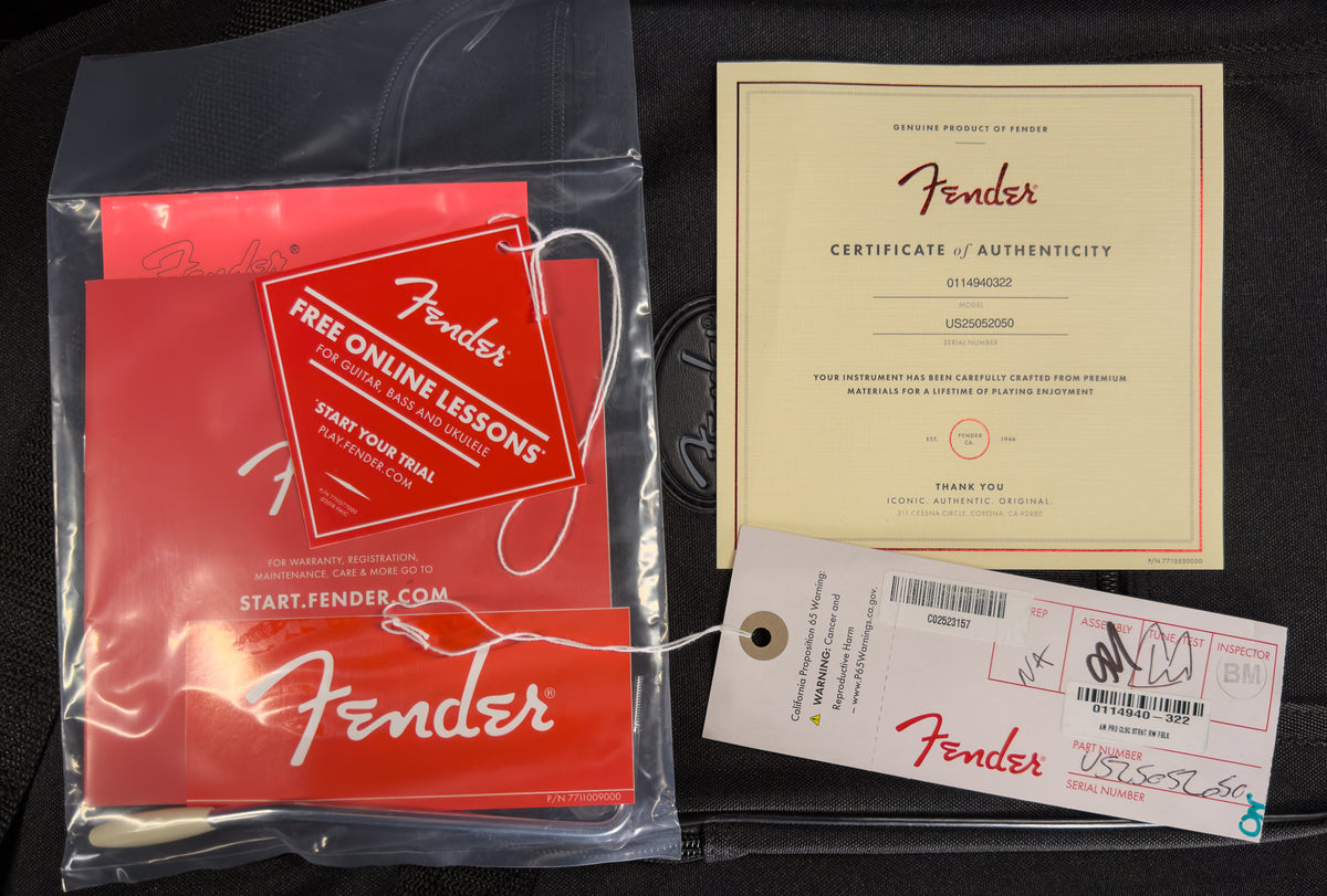 Fender American Professional Classic Stratocaster Rosewood Fingerboard Faded Black (050)