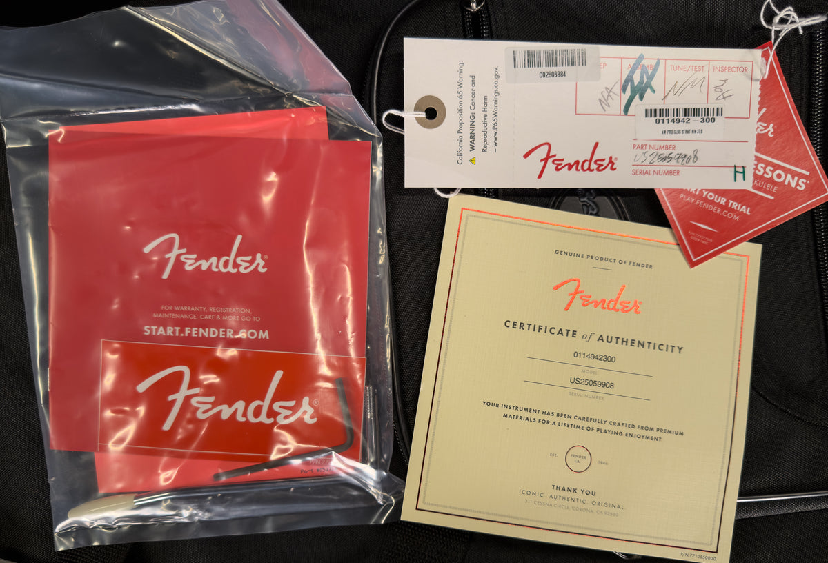 Fender American Professional Classic Stratocaster Maple Fingerboard 3-Color Sunburst (908)