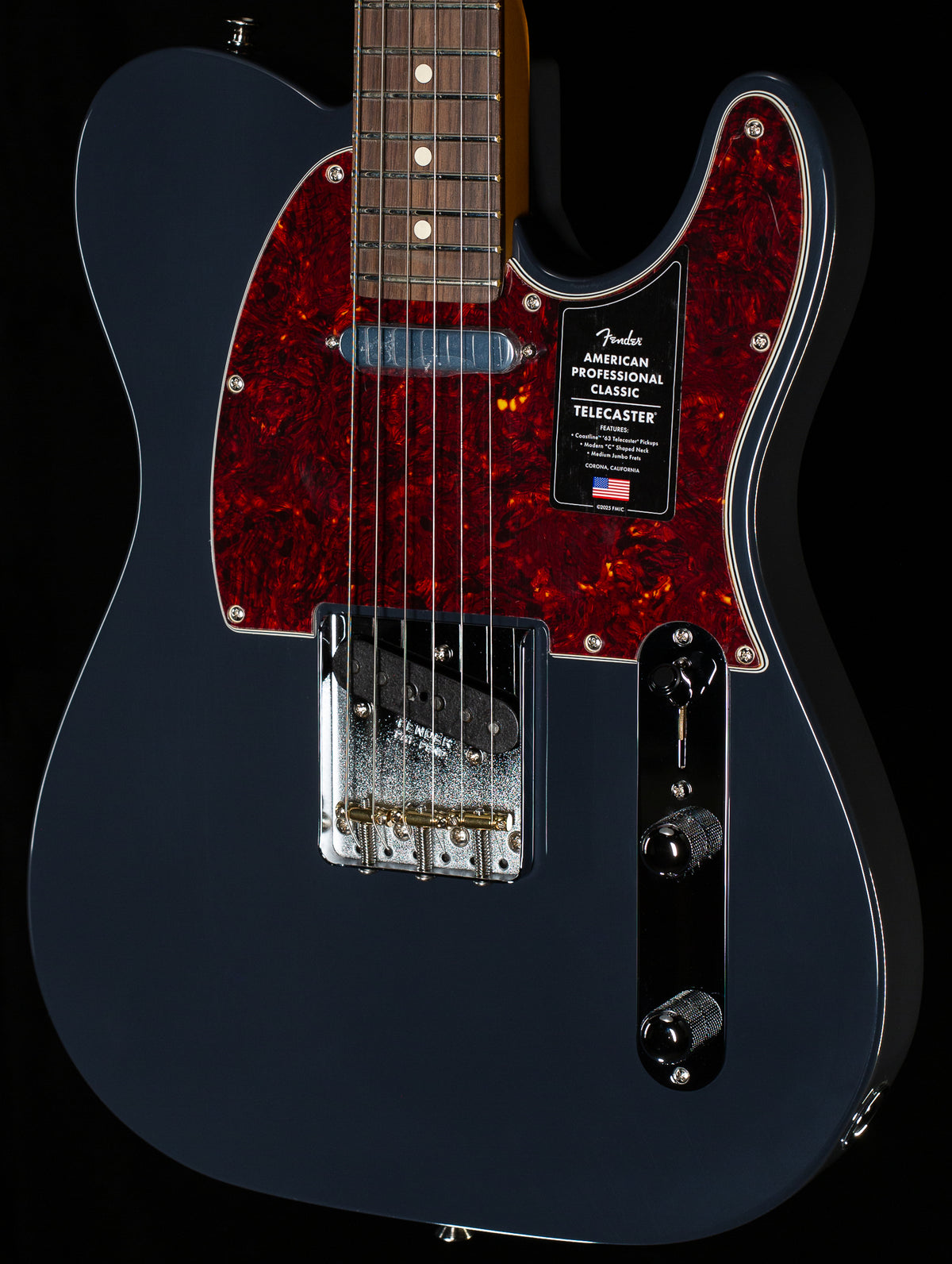 Fender American Professional Classic Telecaster Rosewood Fingerboard Faded Black (144)