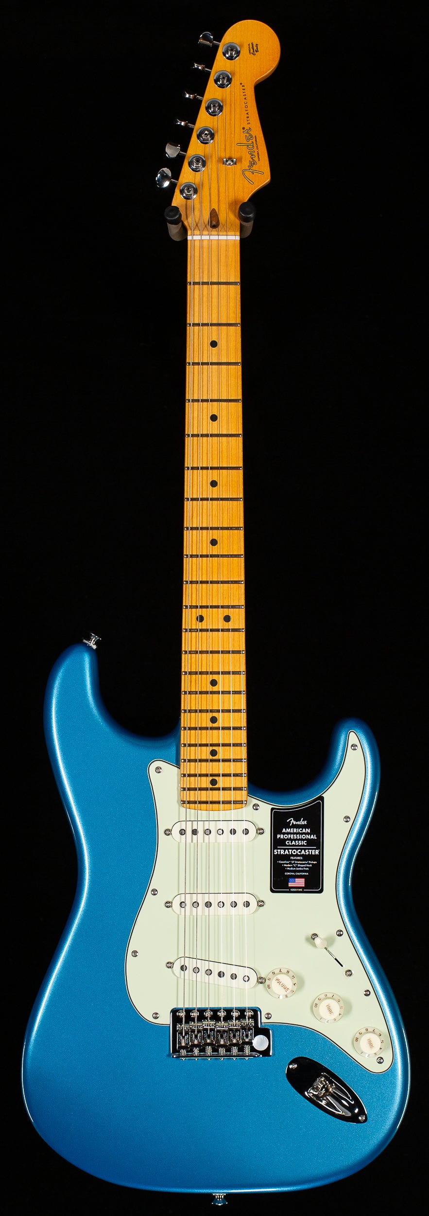 Fender American Professional Classic Stratocaster Maple Fingerboard Faded Lake Placid Blue (494)