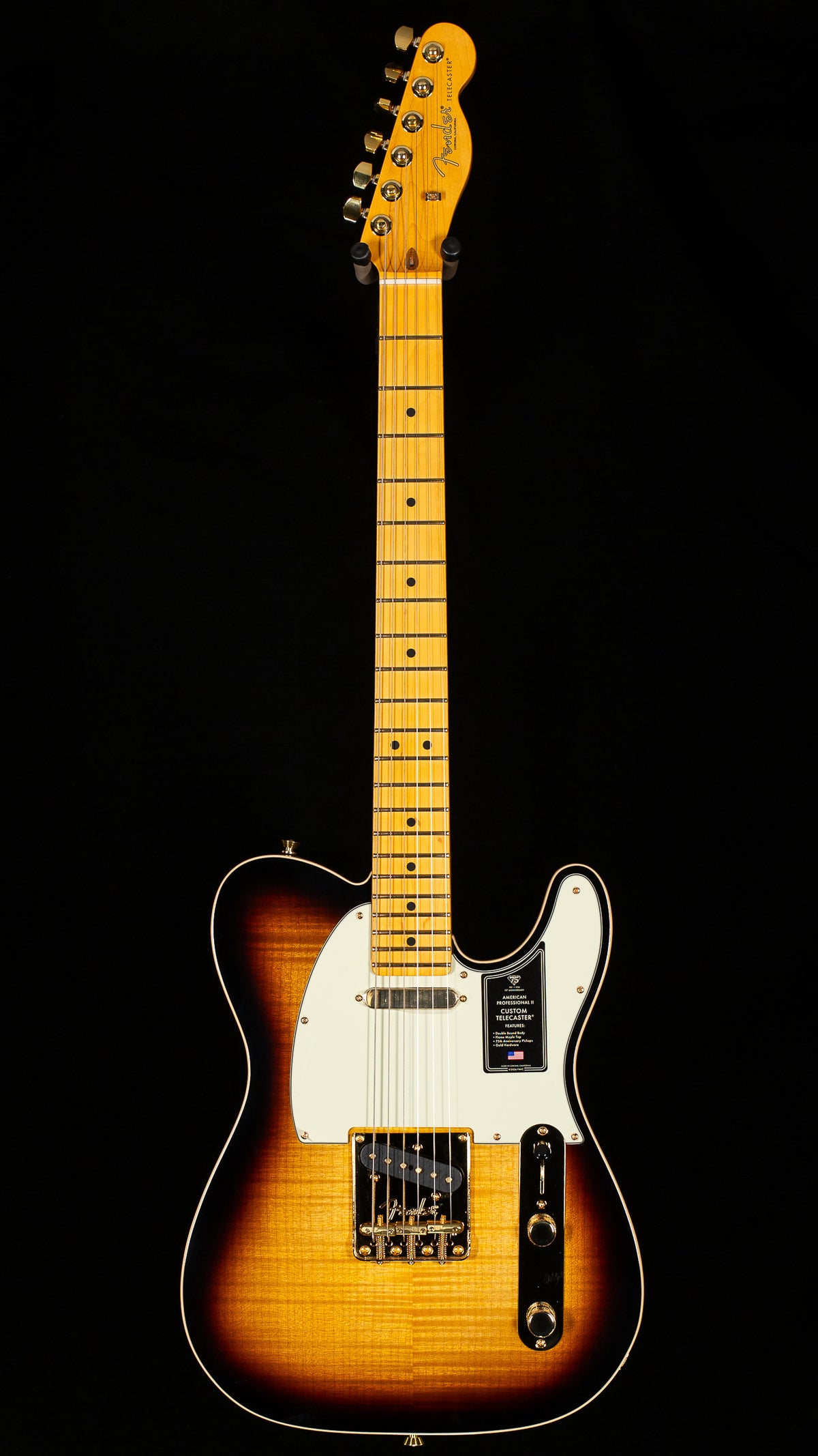 Fender 75th Anniversary American Professional Custom Telecaster Maple Fingerboard 2-Color Sunburst (624)