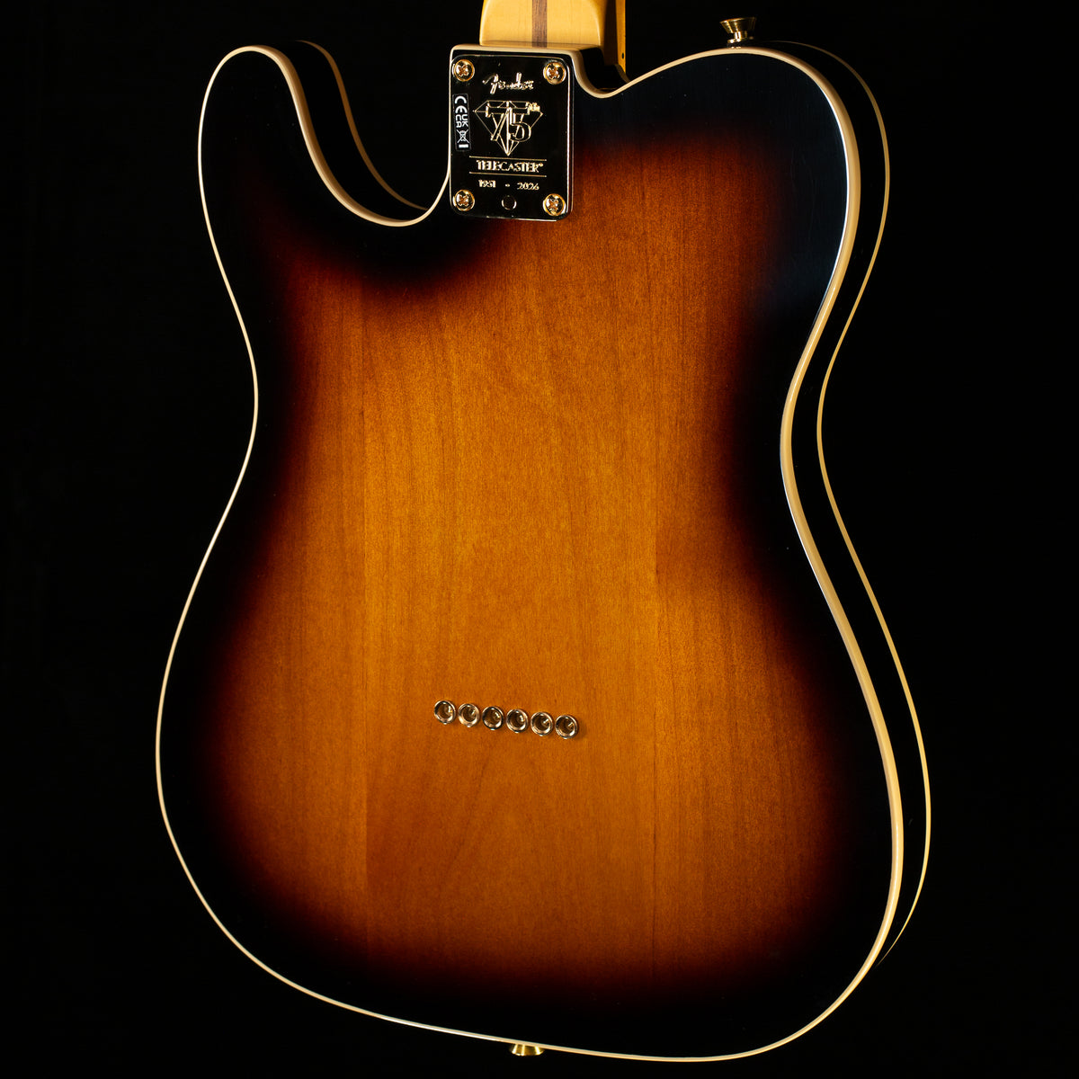 Fender 75th Anniversary American Professional Custom Telecaster Maple Fingerboard 2-Color Sunburst (624)