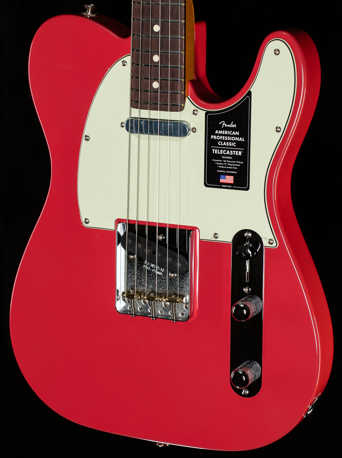 Fender American Professional Classic Telecaster Rosewood Fingerboard Faded Dakota Red (71A)