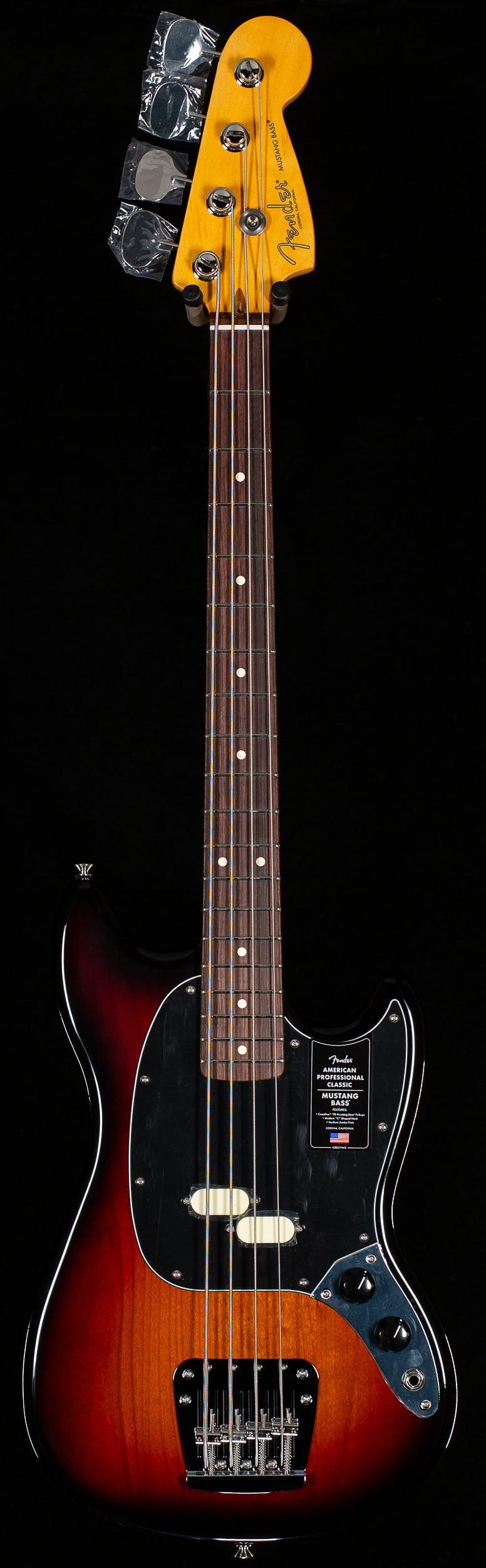 Fender American Professional Classic Mustang Bass Rosewood Fingerboard 3-Color Sunburst (456)