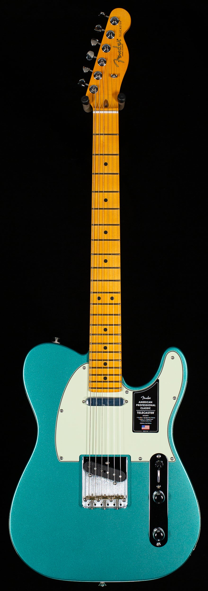 Fender American Professional Classic Telecaster Maple Fingerboard Faded Sherwood Green Metallic (578)