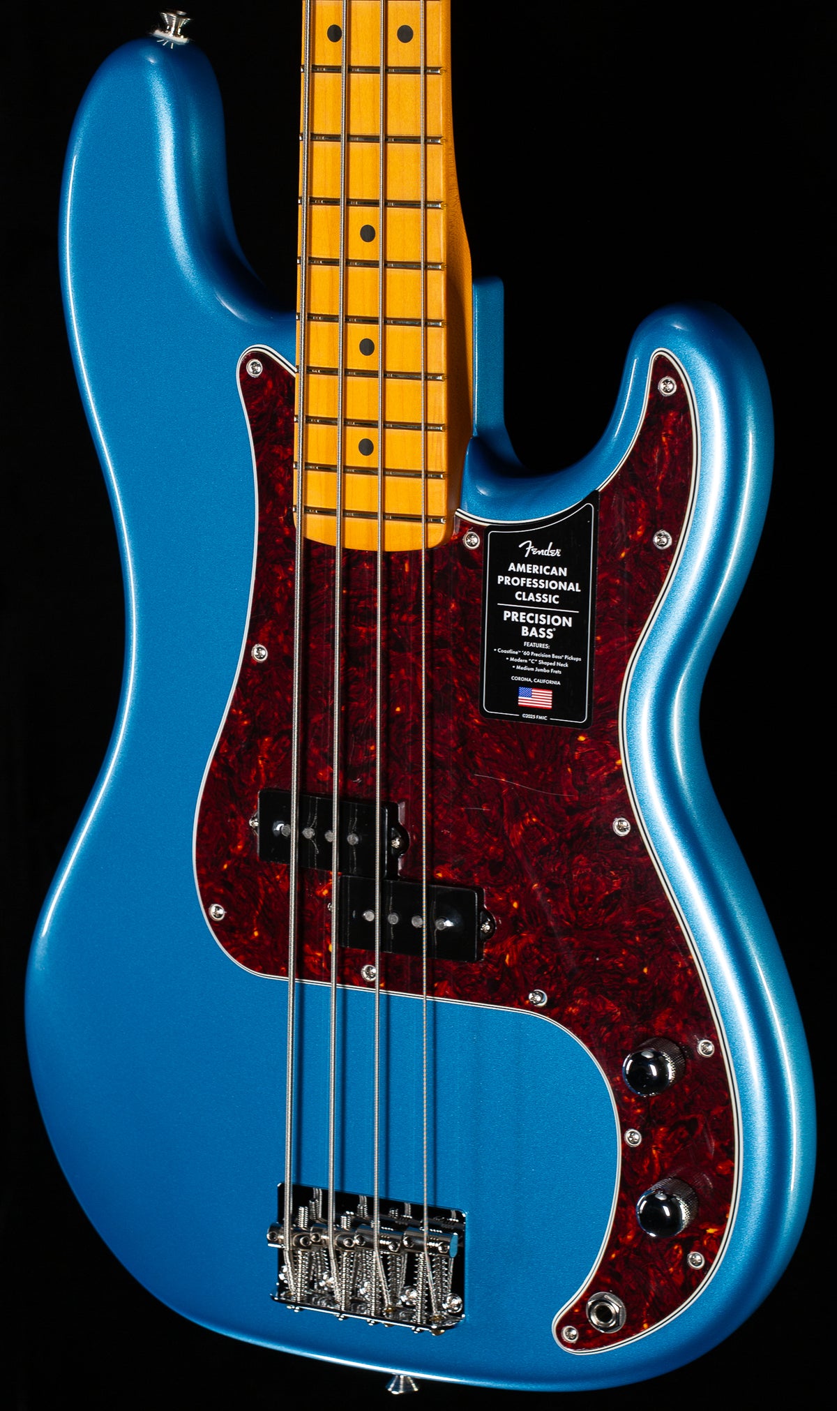 Fender American Professional Classic Precision Bass Maple Fingerboard Faded Lake Placid Blue (869)