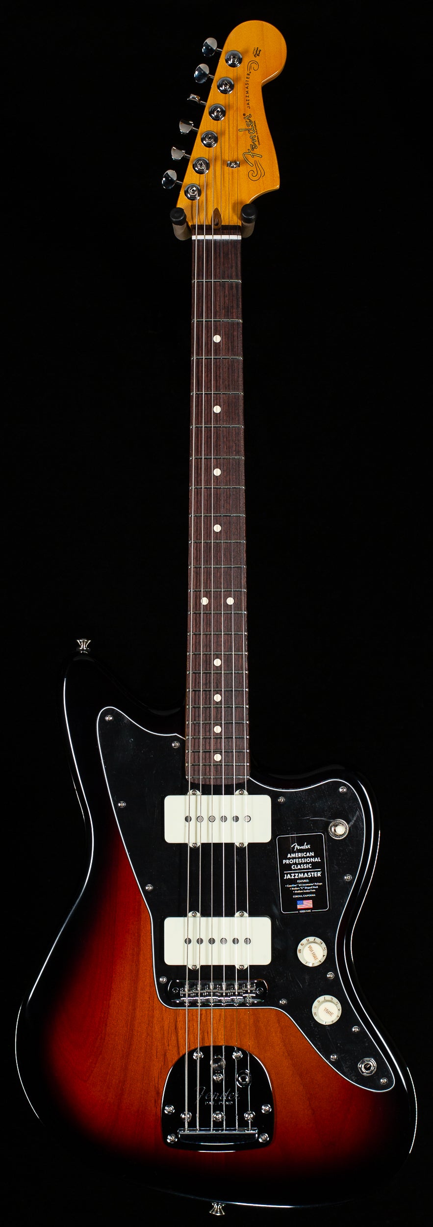 Fender American Professional Classic Jazzmaster Rosewood Fingerboard 3-Color Sunburst (691)