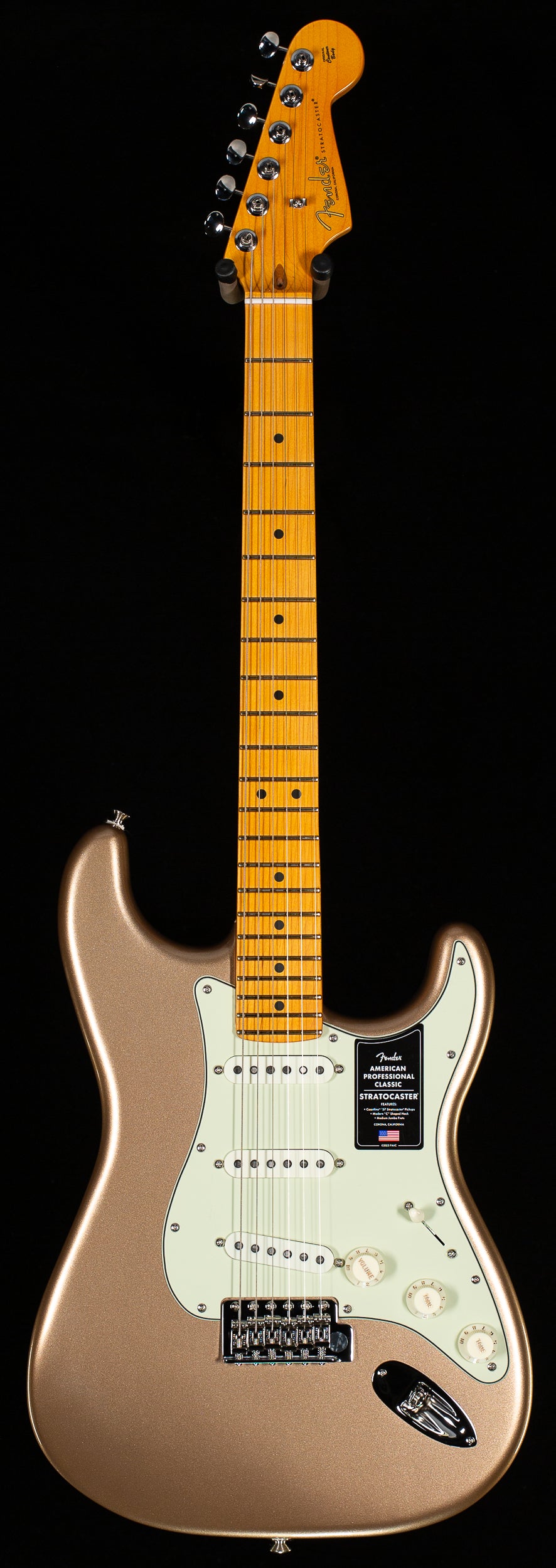 Fender American Professional Classic Stratocaster Maple Fingerboard Faded Firemist Gold (858)