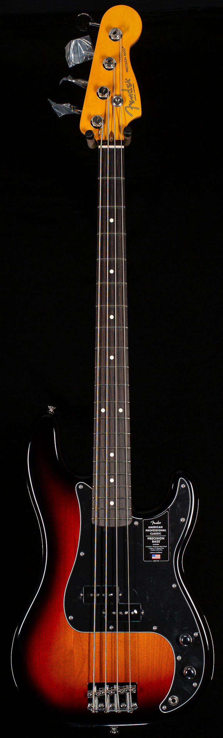 Fender American Professional Classic Precision Bass Rosewood Fingerboard 3-Color Sunburst (799)