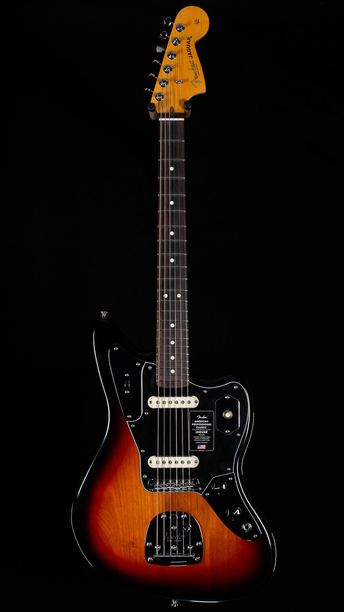 Fender American Professional Classic Jaguar Rosewood Fingerboard 3-Color Sunburst (000)