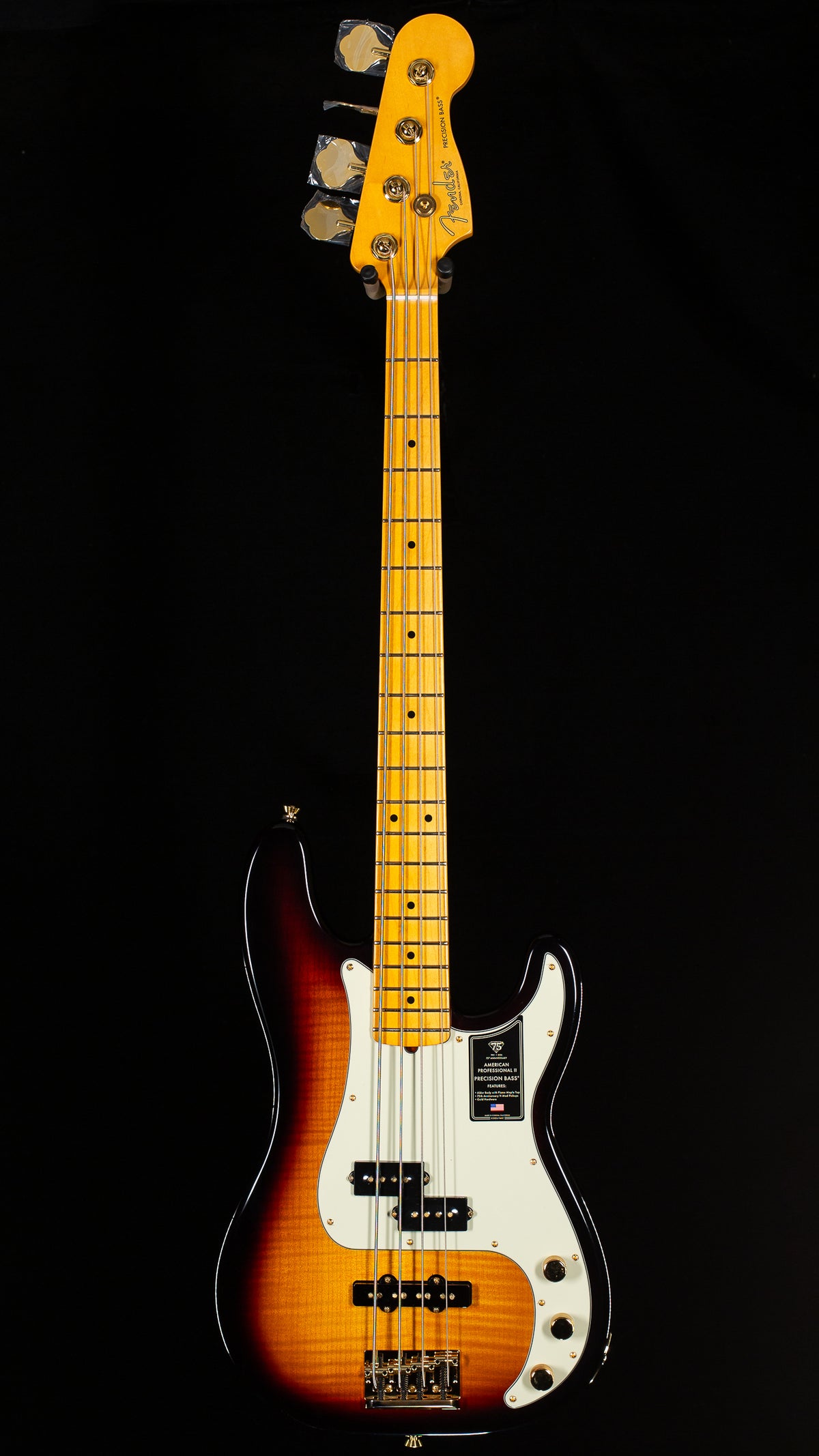 Fender 75th Anniversary American Professional PJ Bass Rosewood Fingerboard 2-Color Sunburst (903)