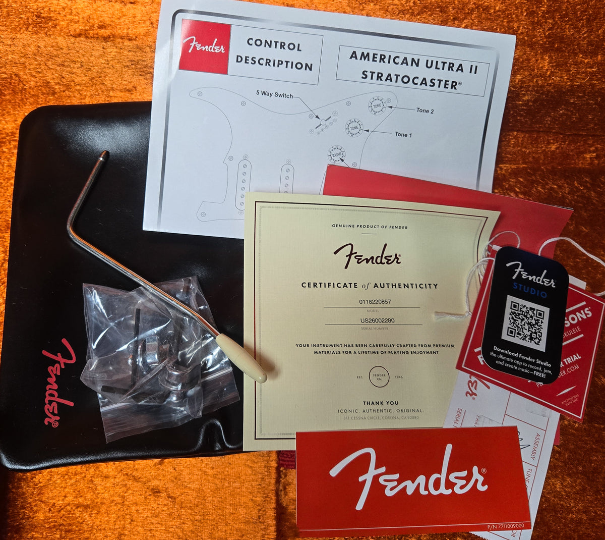 Fender American Ultra Luxe Vintage '60s Stratocaster Rosewood Fingerboard Surf Green (280)
