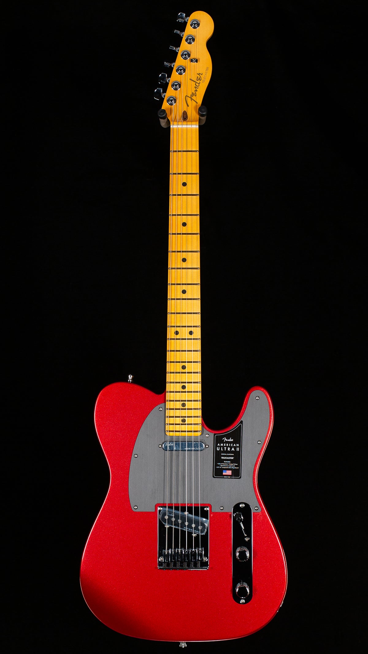 Fender American Ultra II Telecaster Maple Fingerboard Sinister Red (724)