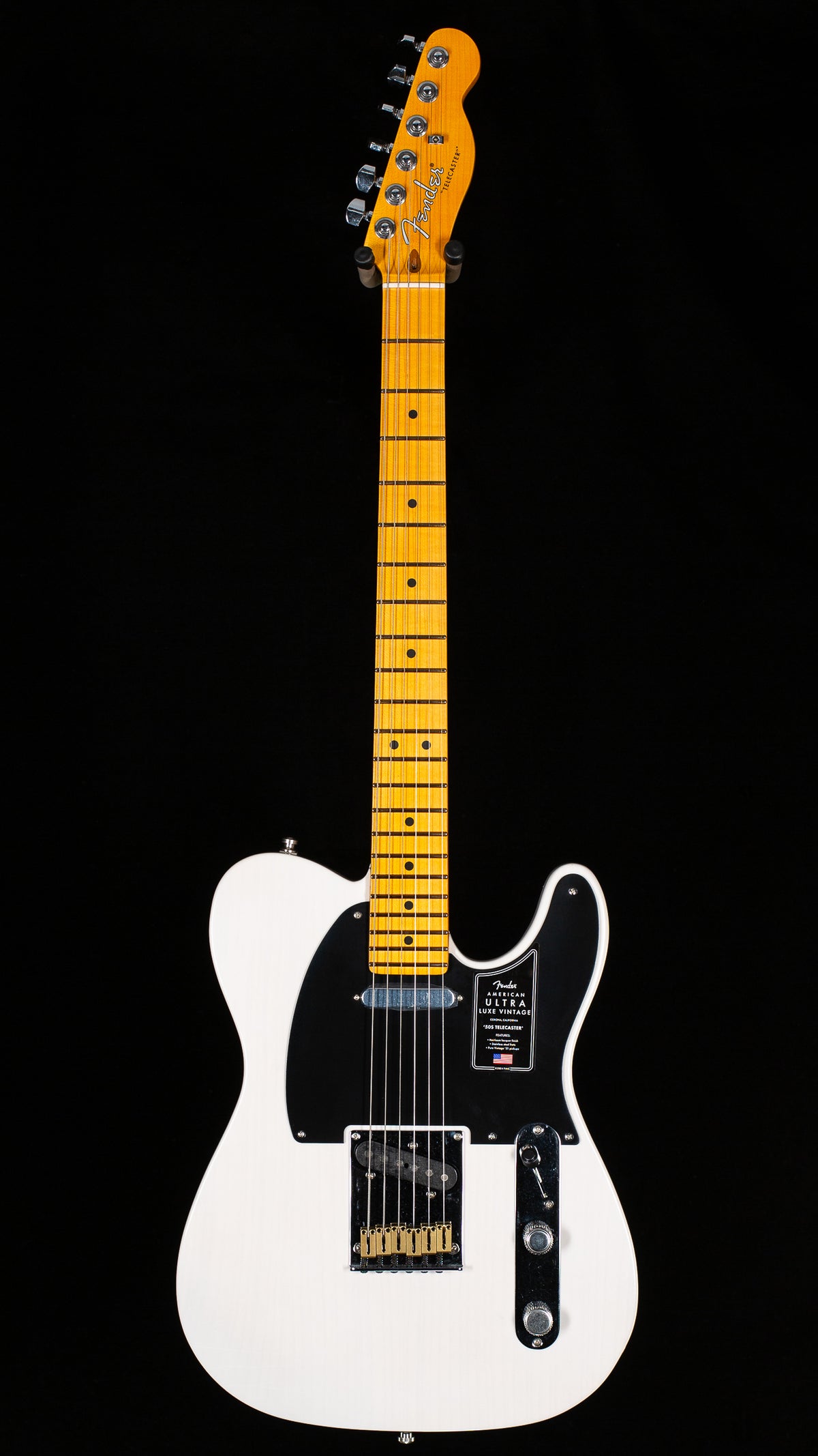Fender American Ultra Luxe Vintage '50s Telecaster Maple Fingerboard White Blonde (807)