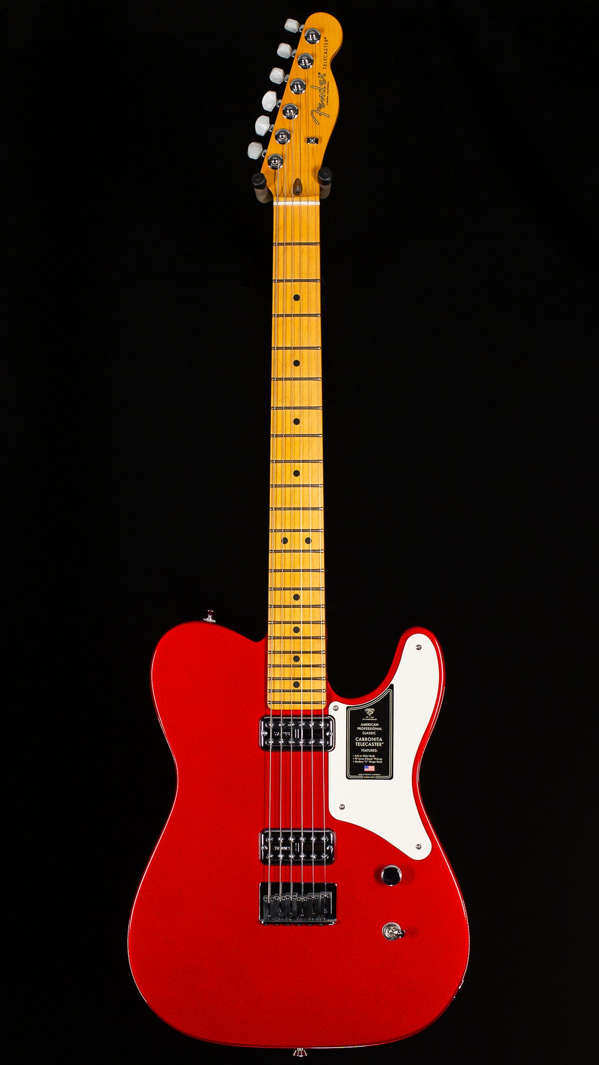 Fender 75th Anniversary American Professional Classic Cabronita Telecaster Maple Fingerboard Candy Apple Red (361)