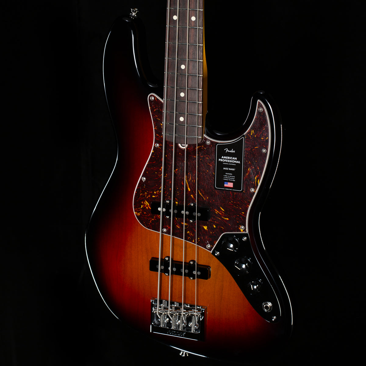 Fender American Professional Jazz Bass 3-Color Sunburst (961)